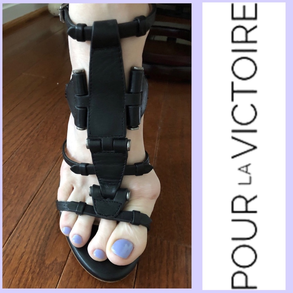 NEW POUR La VICTOIRE ‘SIERRA’ GLADIATOR HEELS